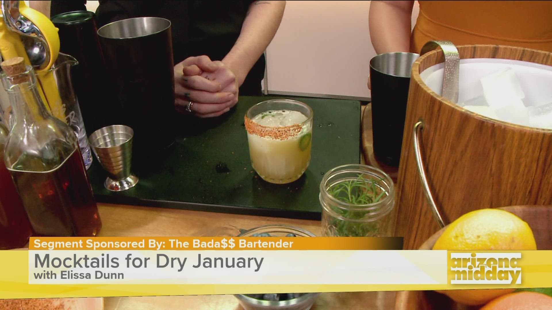 Local bartender, Elissa Dunn stopped by to show us how to make a non-alcoholic spicy margarita to help you stay on track with your Dry January commitment.