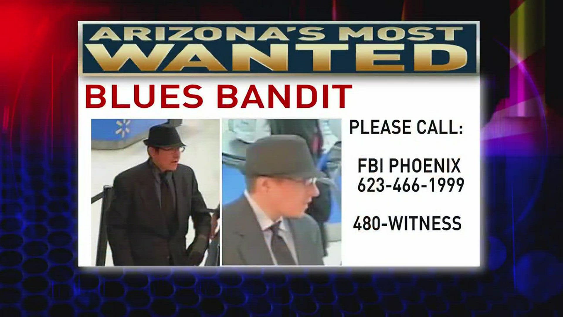 This sharped dress man is a serial bank robber and police need your help to catch him.