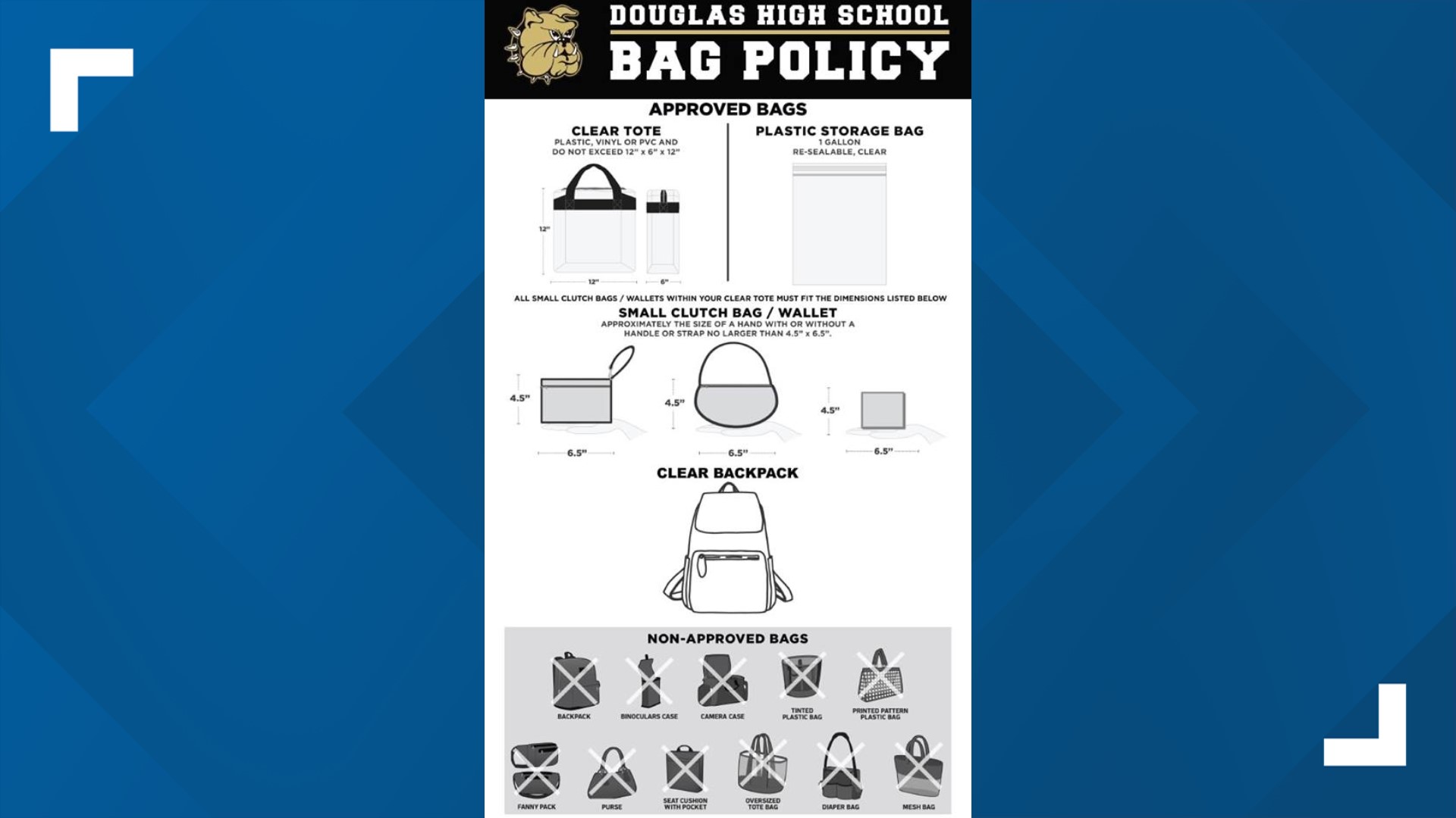 Officials at one Arizona high school announce backpack ban for students ...