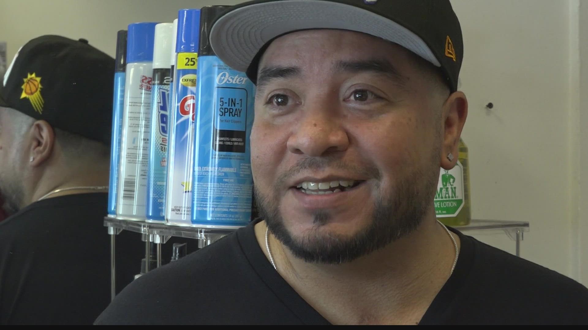 Elias Medina is a DJ and barber in the Valley. He ended up in the ICU with COVID-19 in the fall of 2021. Now, he's returning to work after a miraculous recovery.