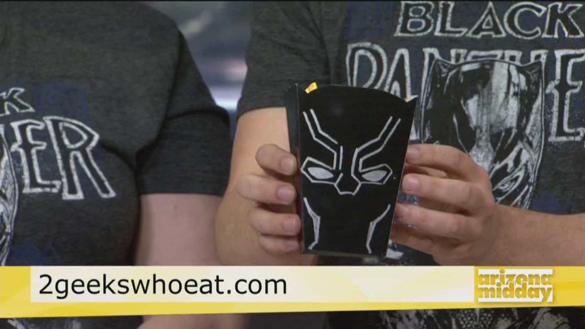 Matthew and Sarah Stubbs from Geeks Who Eat are showing us how to whip up this Berbere Spiced Popcorn and Popcorn Boxes to celebrate Black Panther!