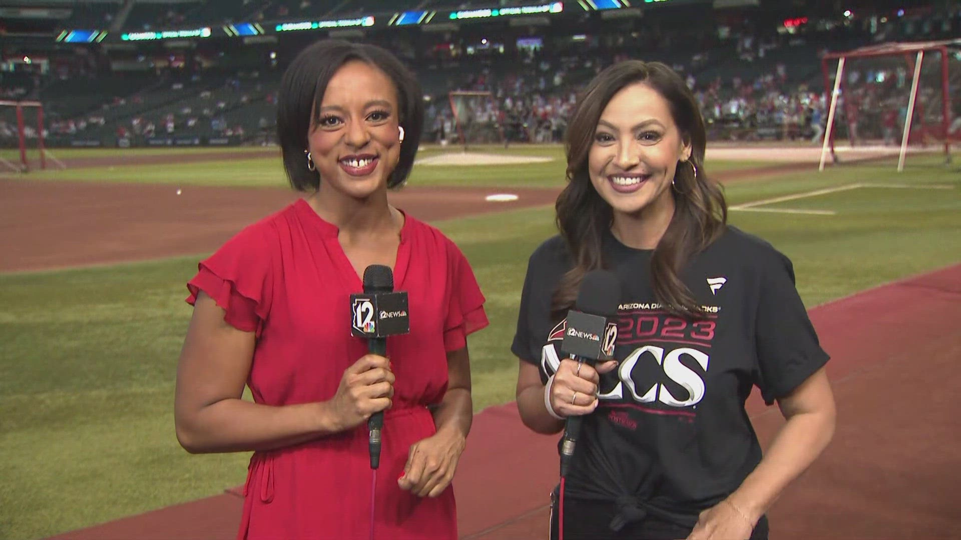 12Sports Lina Washington speaks with Arizona Midday Host Vanessa Ramirez, who is also the in-game host for the Arizona Diamondbacks.