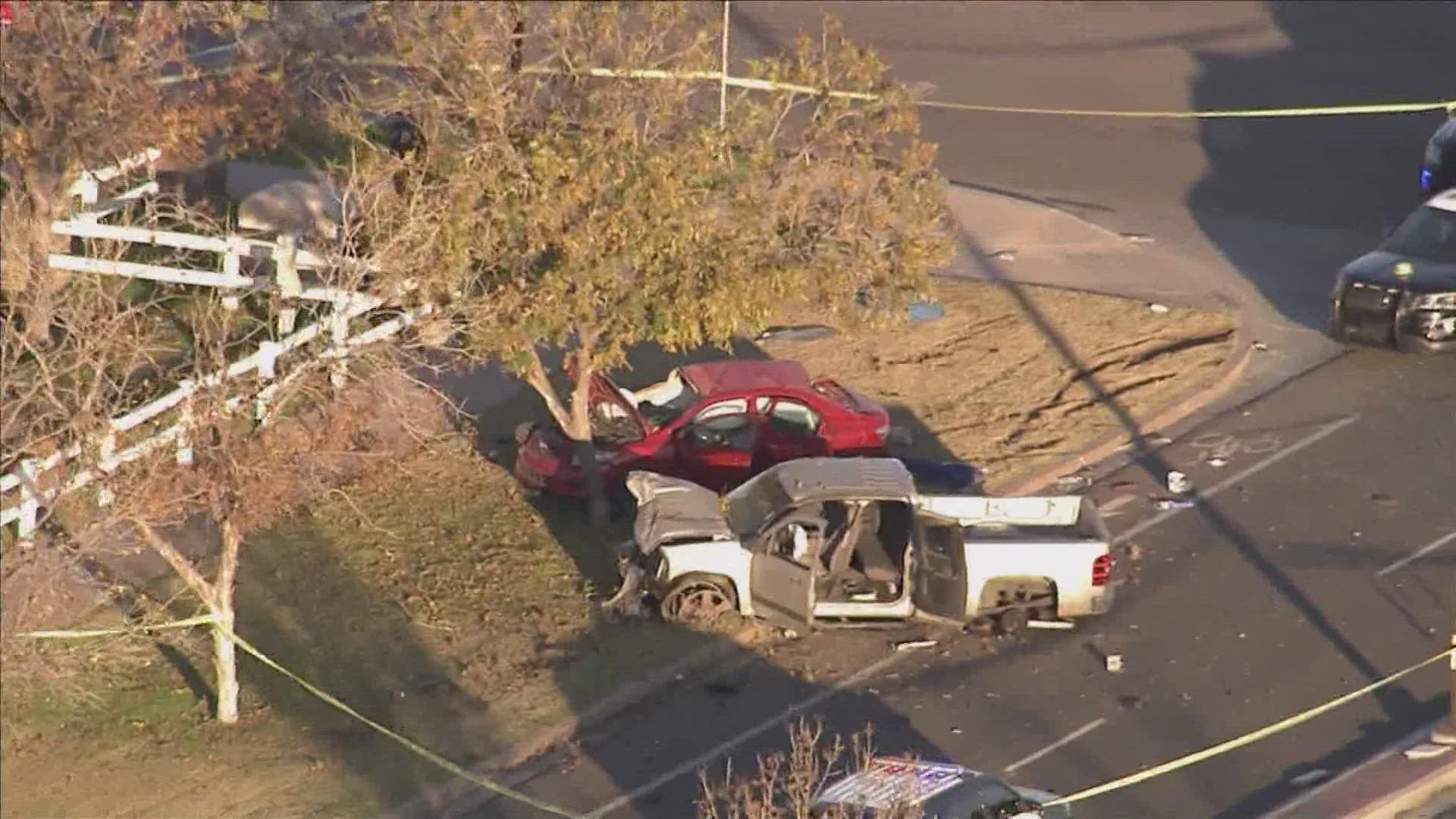 Two-vehicle collision in Gilbert | 12news.com