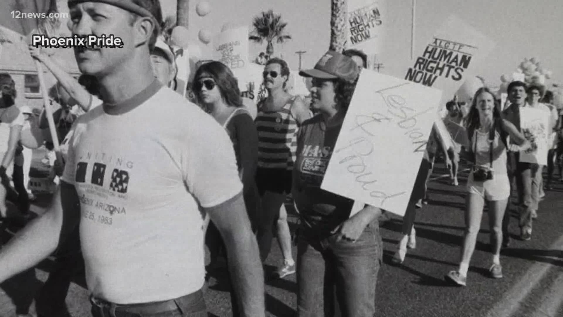 This year marks the 40th anniversary of Phoenix Pride. The march, which usually takes place in June, was delayed until November due to the virus outbreak.