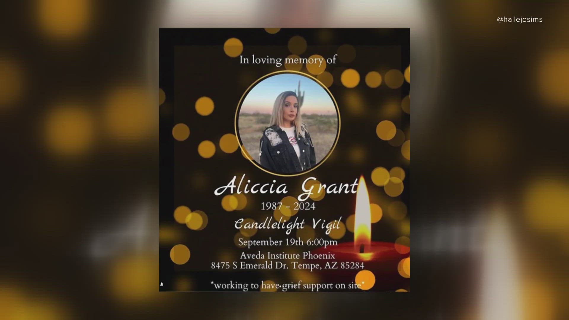 Aliccia Grant, 37, was killed in what the Phoenix Police Department called a domestic violence incident that turned deadly.