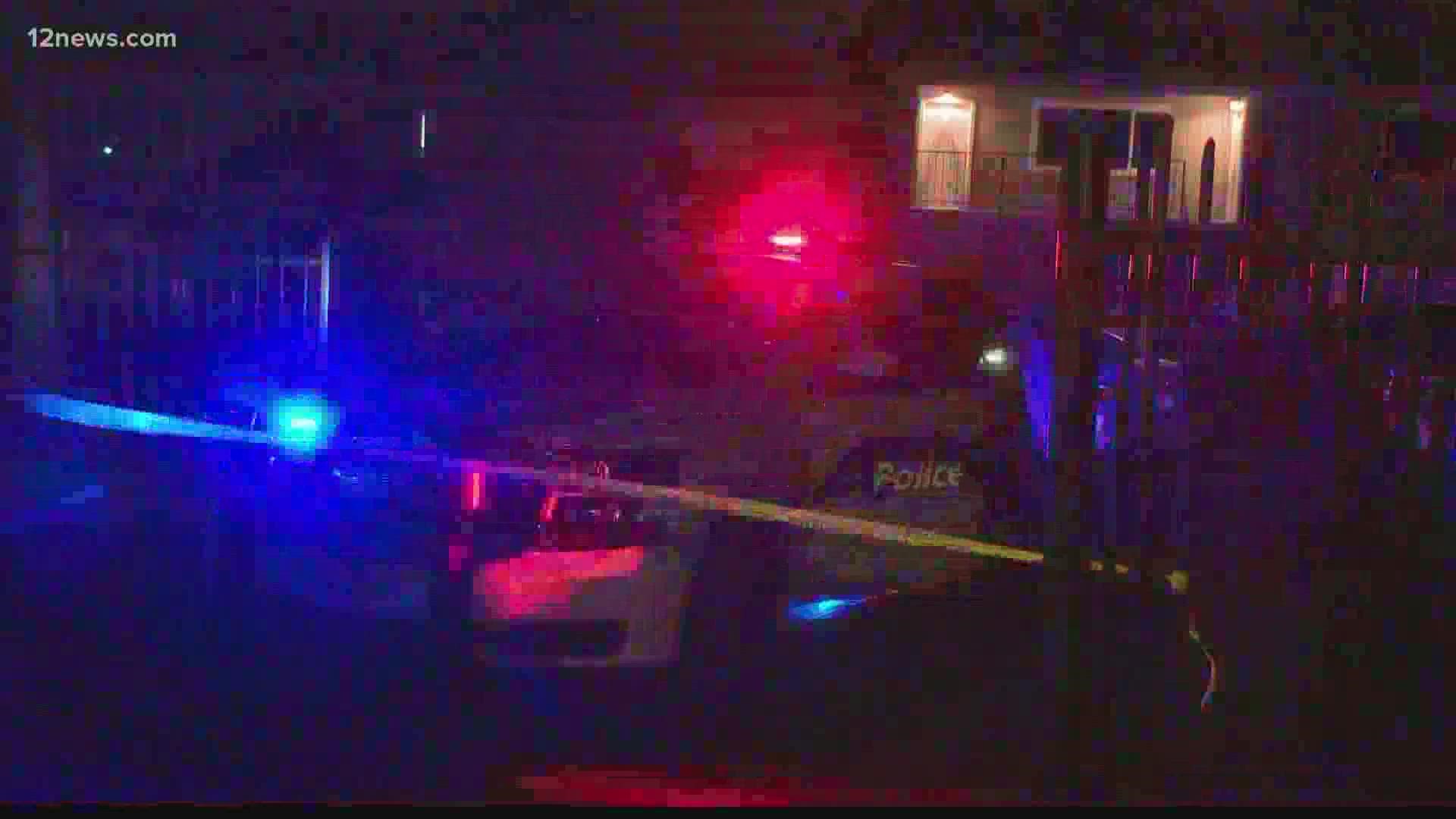 Officers are still stationed outside a Phoenix apartment complex near 7th st & Cave Creek, 11 hours after the crime was reported.