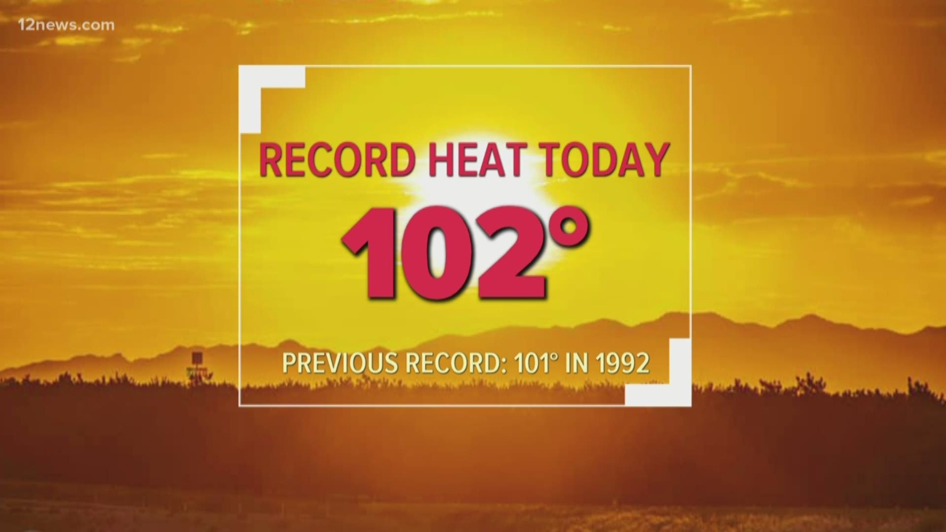 For the second straight year, Phoenix has hit 100 degrees for the first time on April 26.