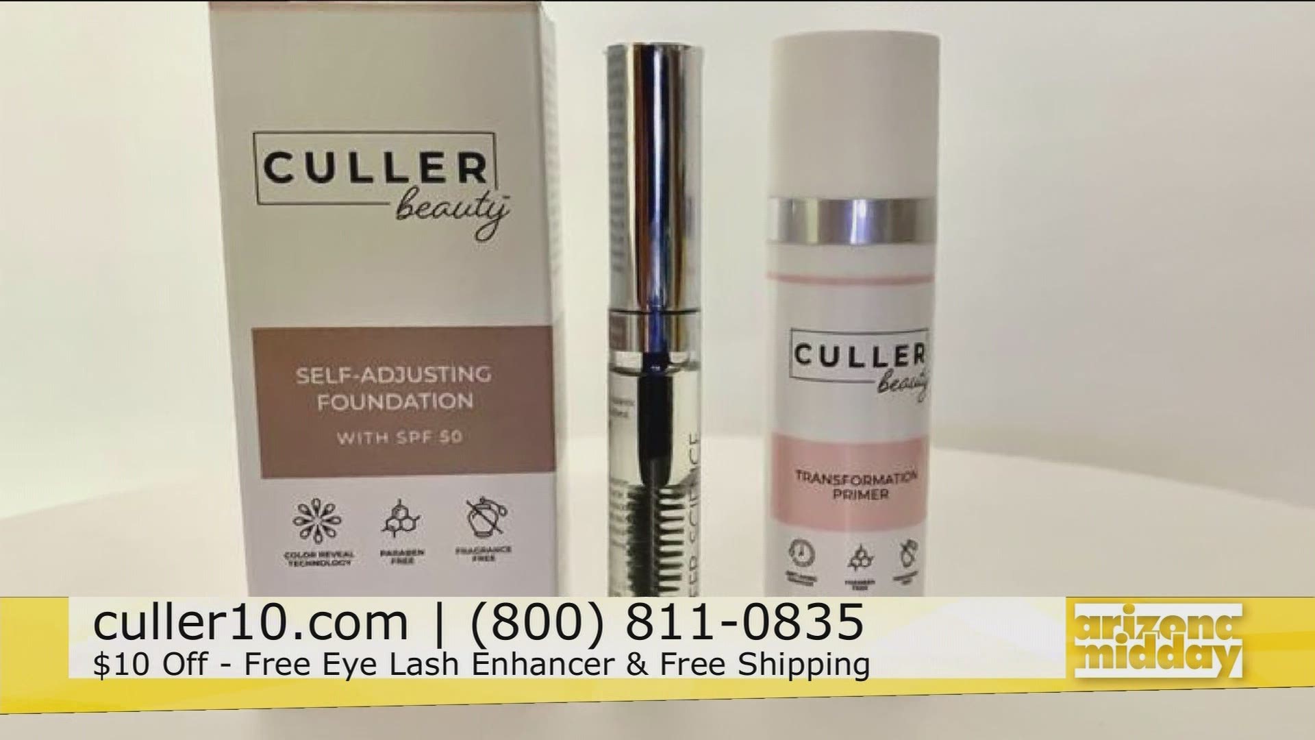 Lifestyle Expert, Annette Figueroa, shows us the foundation that matches to your skin type from Culler Beauty