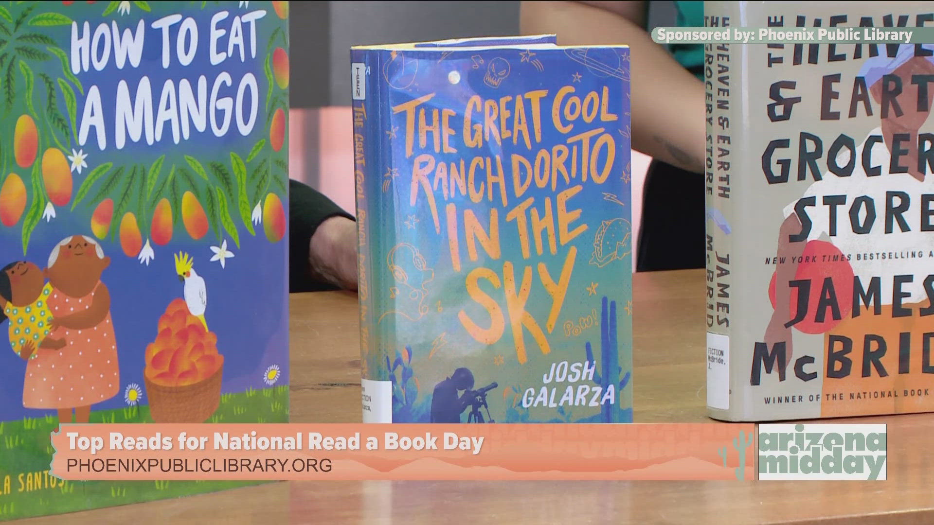 Maria Lopez with Phoenix Public Library stops by with some book suggestions and how you can join a book club!