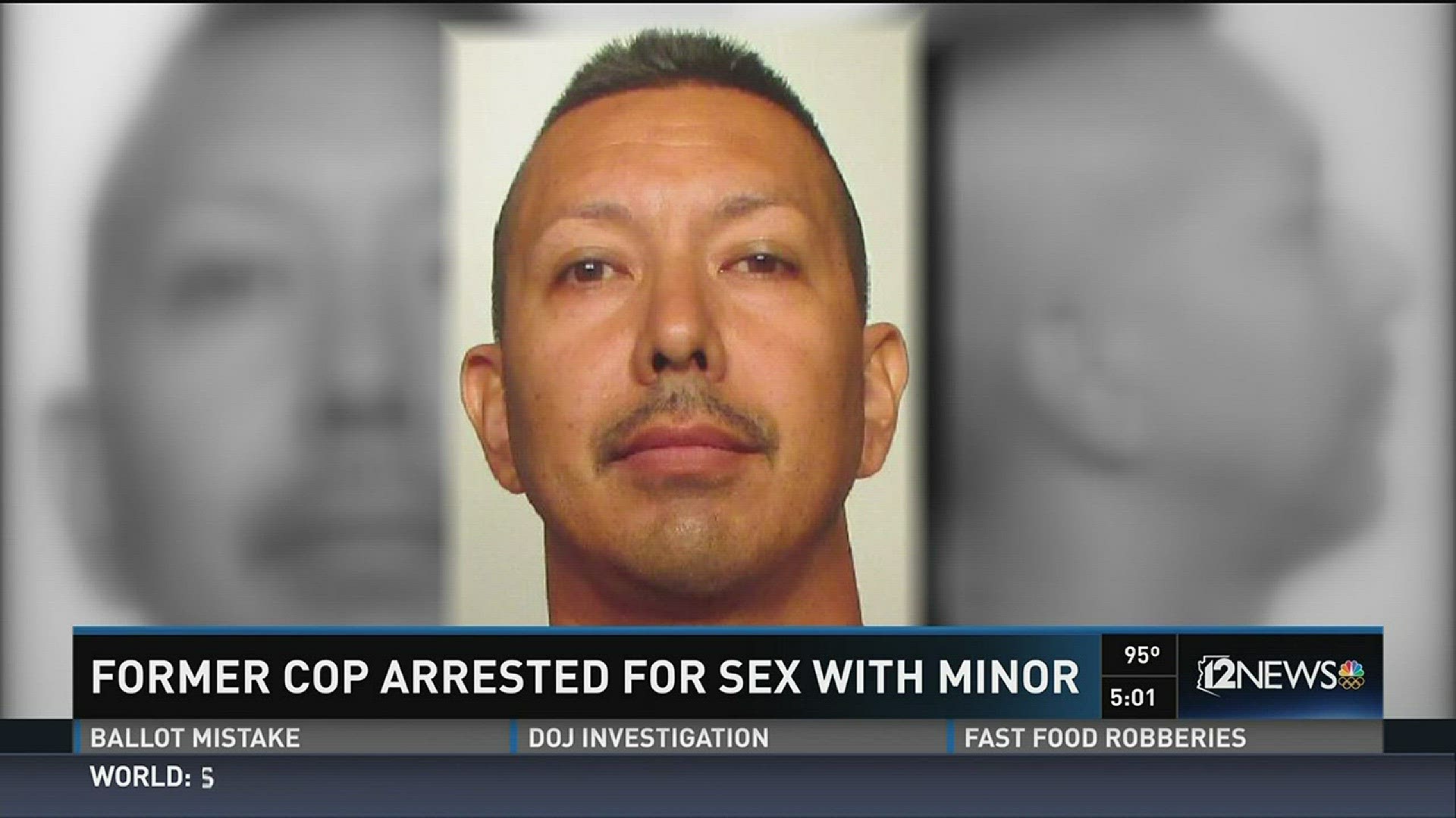 Former cop arrested for sex with minor