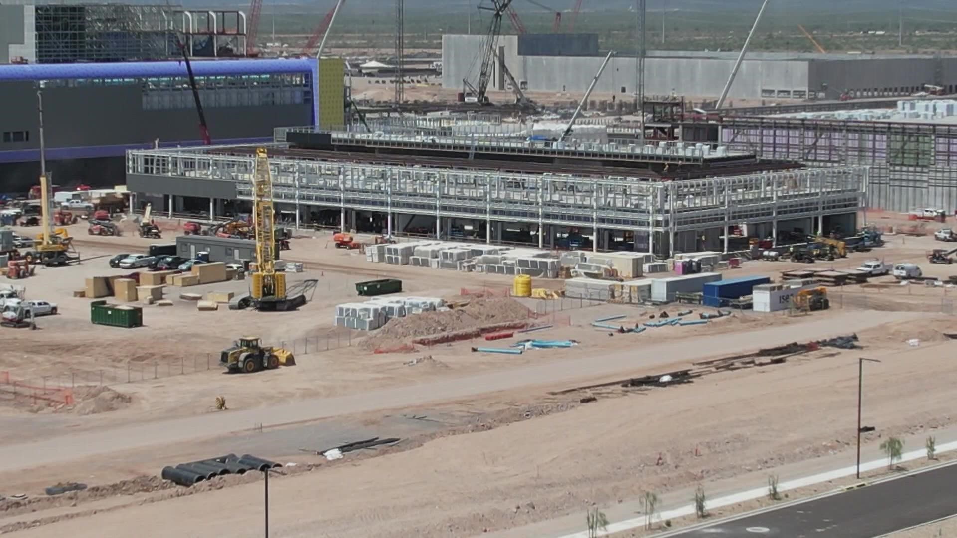 The plant is expected to bring thousands of jobs and is the largest single-foreign investment in Arizona.