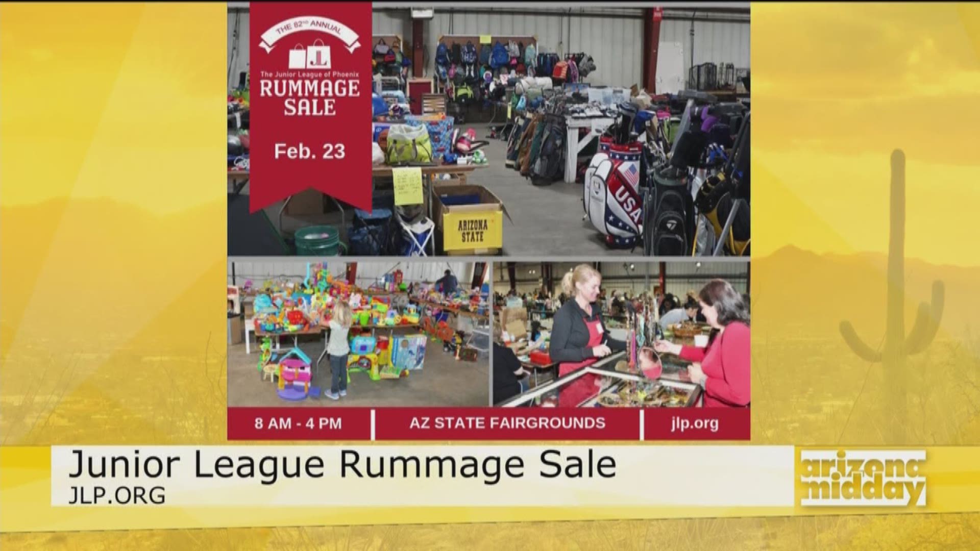 Spend the day shopping and supporting the community at the Junior League of Phoenix Rummage Sale. Wendy Brooks shows us some of the greatest finds you'll make there!