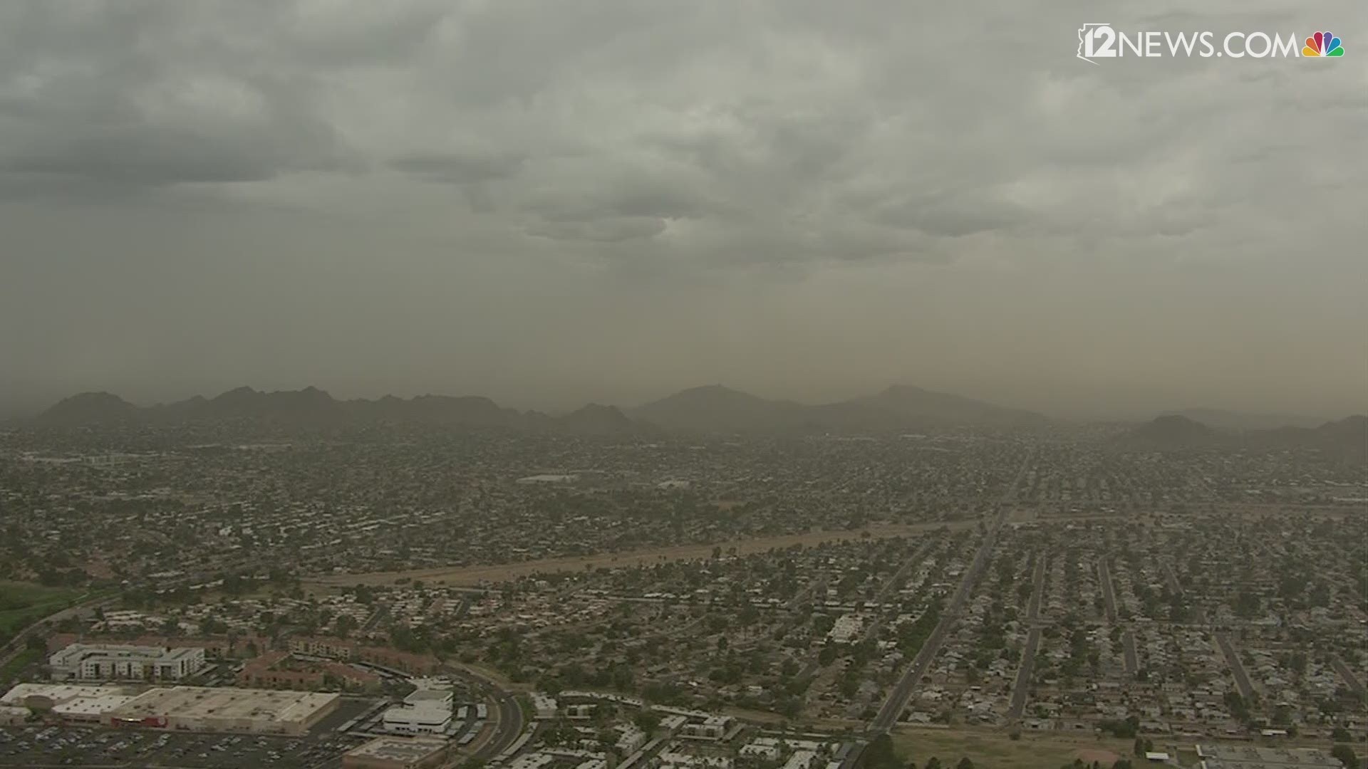 A November storm is moving into most parts of Arizona. Sky 12 captured dust and storm clouds moving into the Valley from Piestewa Peak Tuesday afternoon.