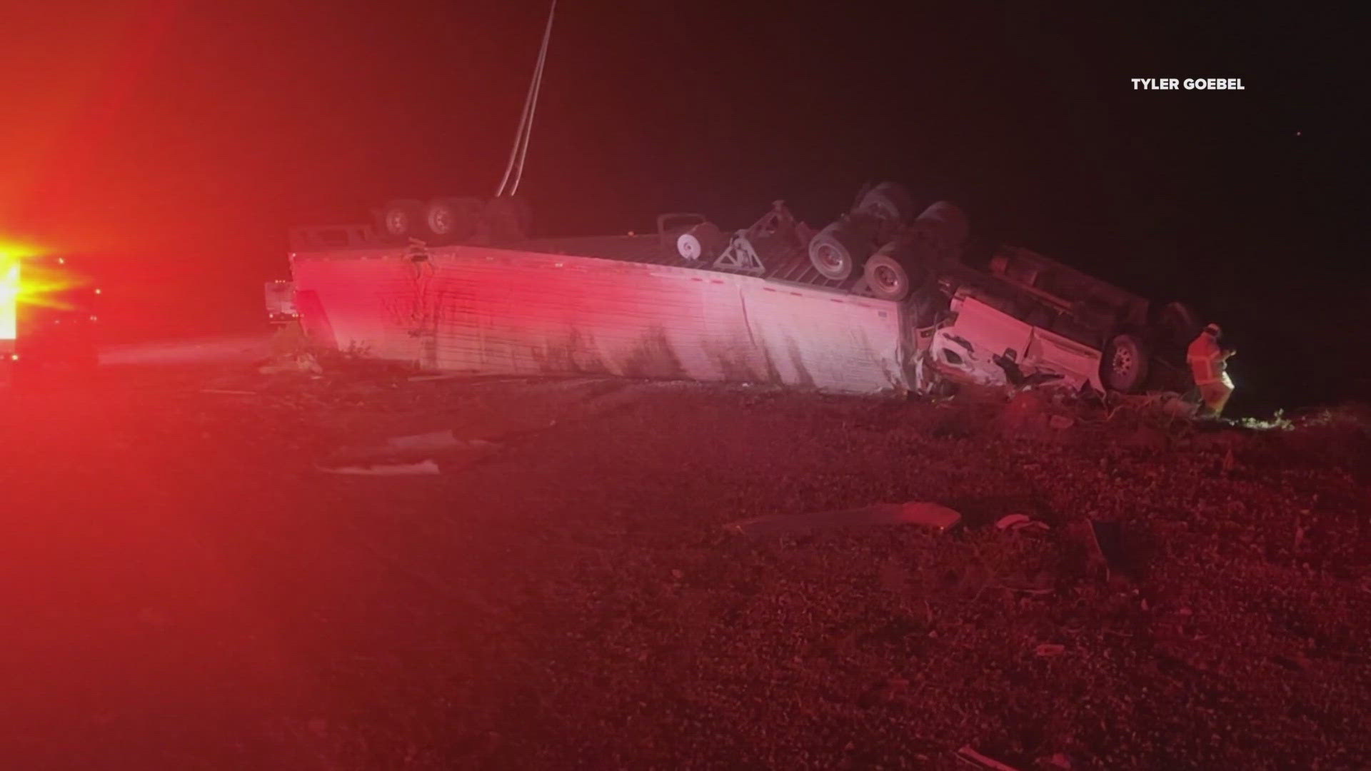 We caught up with a truck driver who was first to help a man injured in a crash and later died. He talks about how that experience changed his perspective.