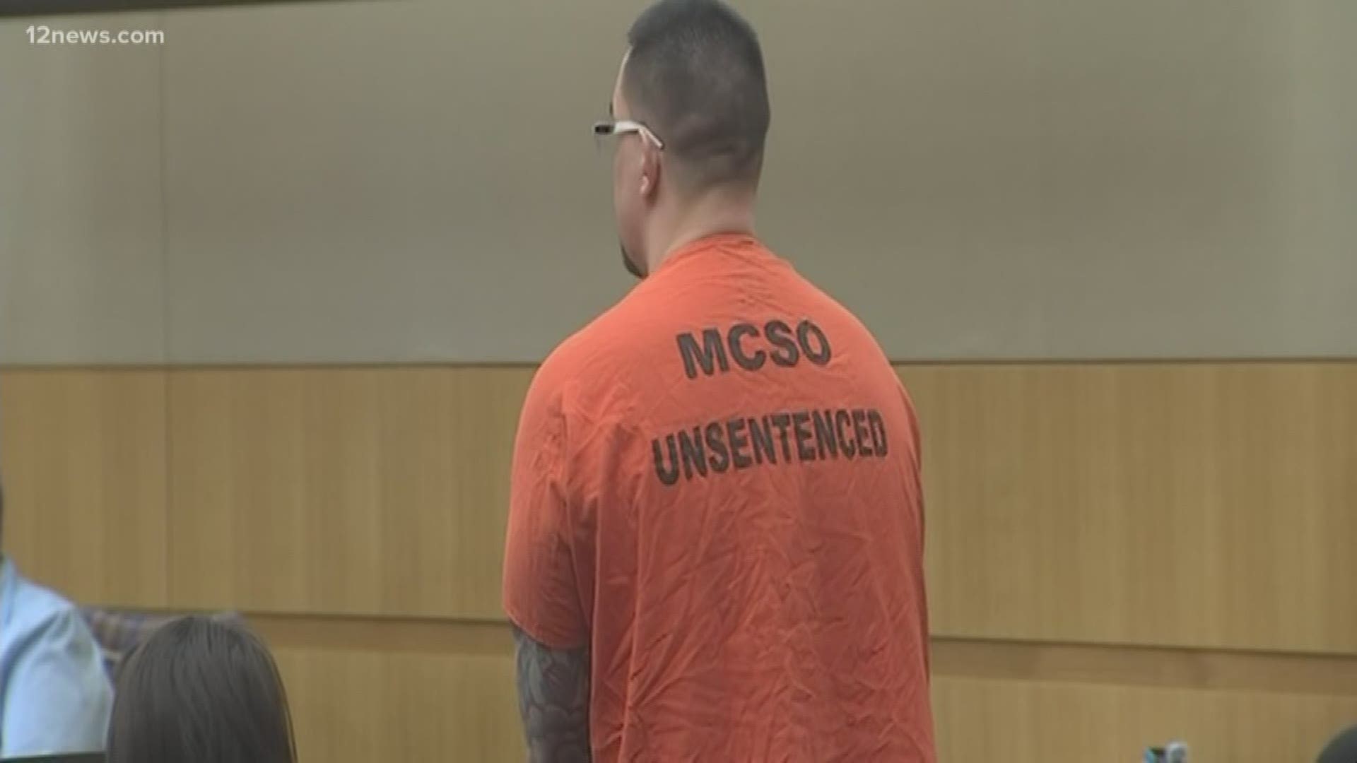 Brandon Draper, a former bouncer at the Centerfolds Cabaret in Phoenix, was sentenced Friday to 10 years in prison for the murder of off-duty Daisy Mountain firefighter Luke Jones.
