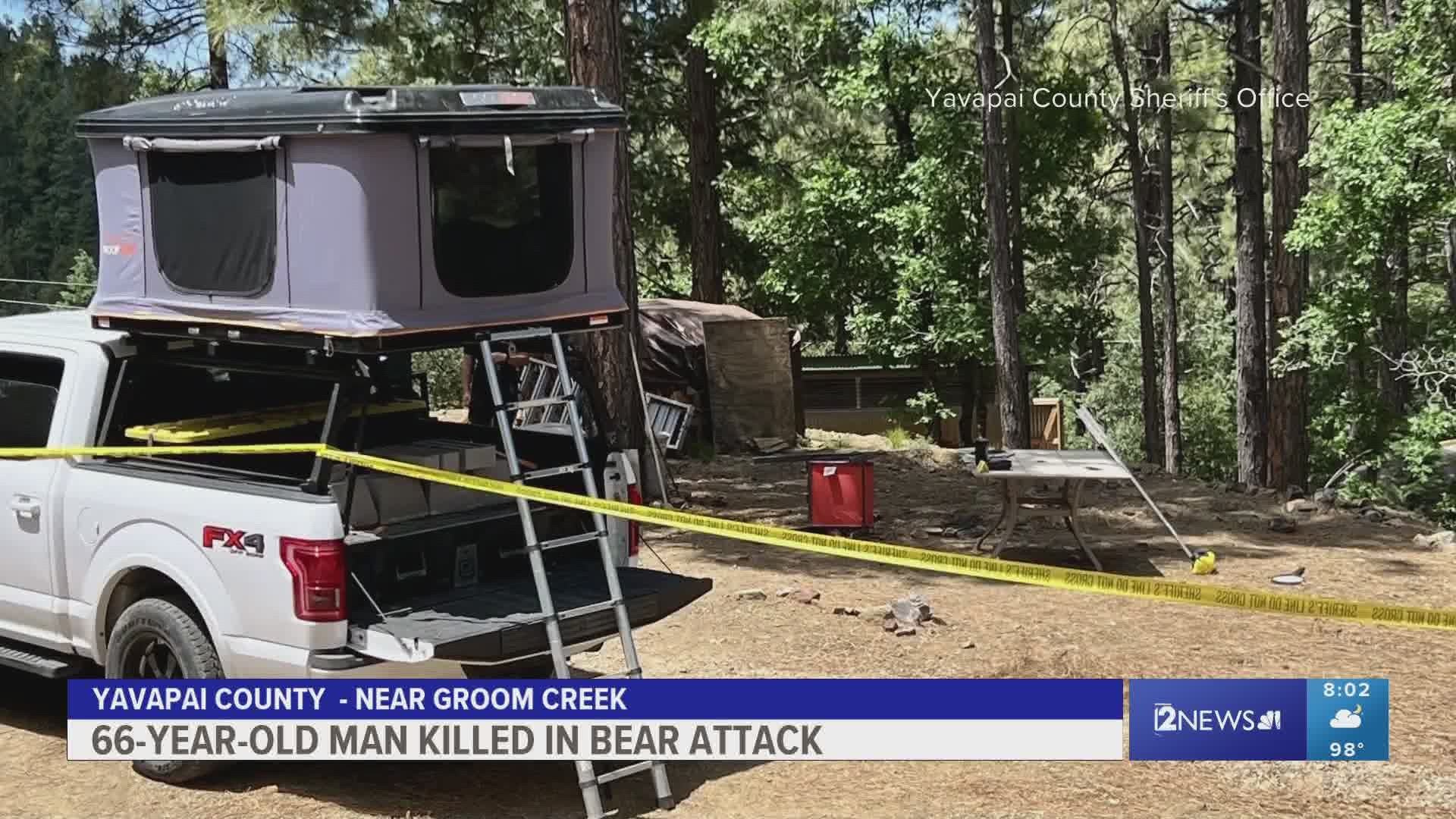 The Yavapai County Sheriff’s Office said the attack happened Friday morning in the area of Groom Creek, roughly 100 miles north of Phoenix.