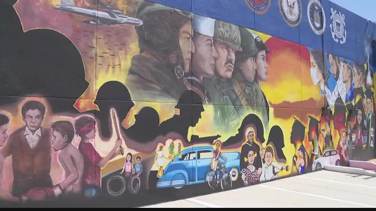 Phoenix mural celebrates Latino veterans in American Legion Post 41