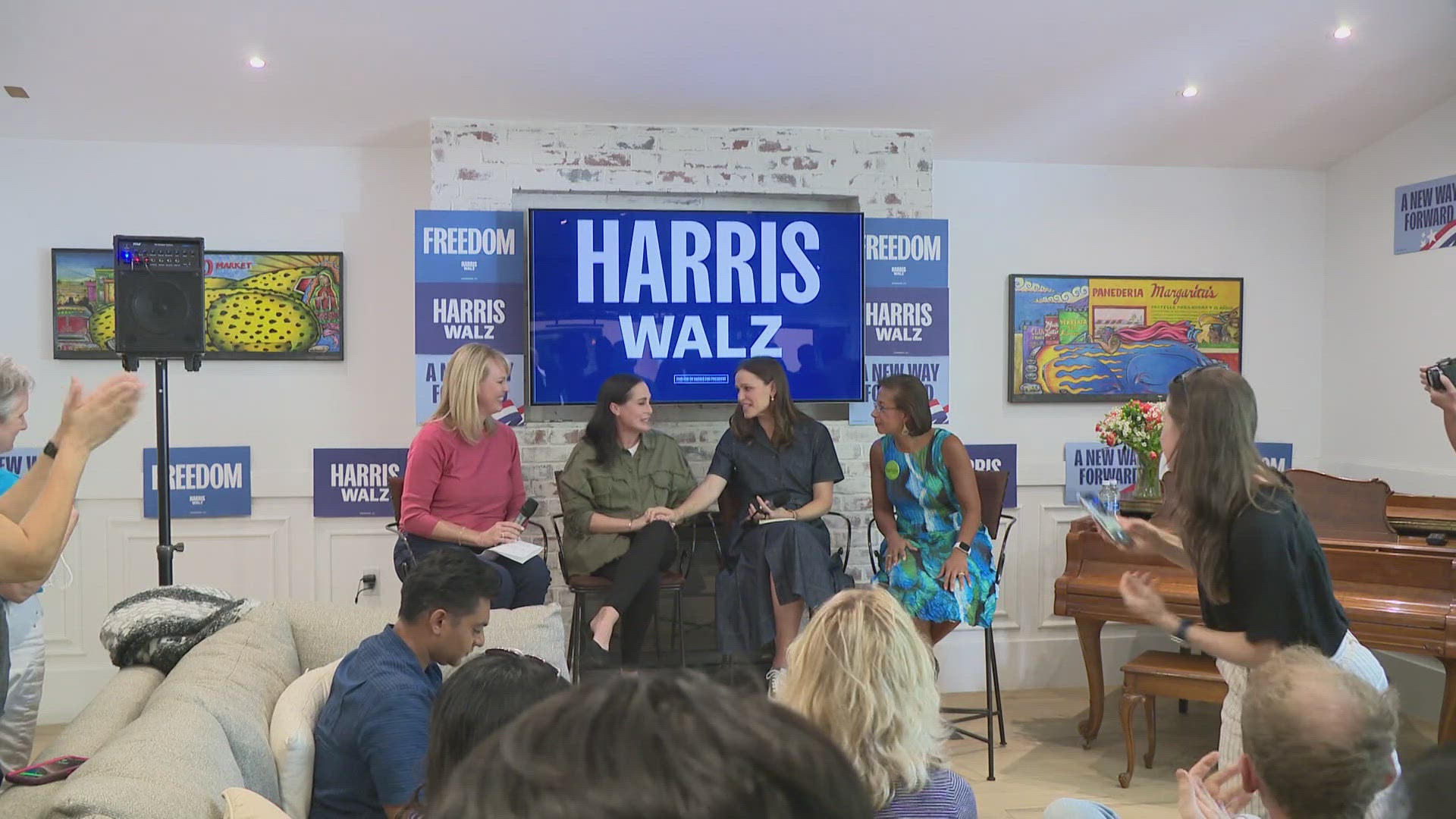 Garner is one of many from Hollywood campaigning from Vice President and Democratic candidate Kamala Harris.