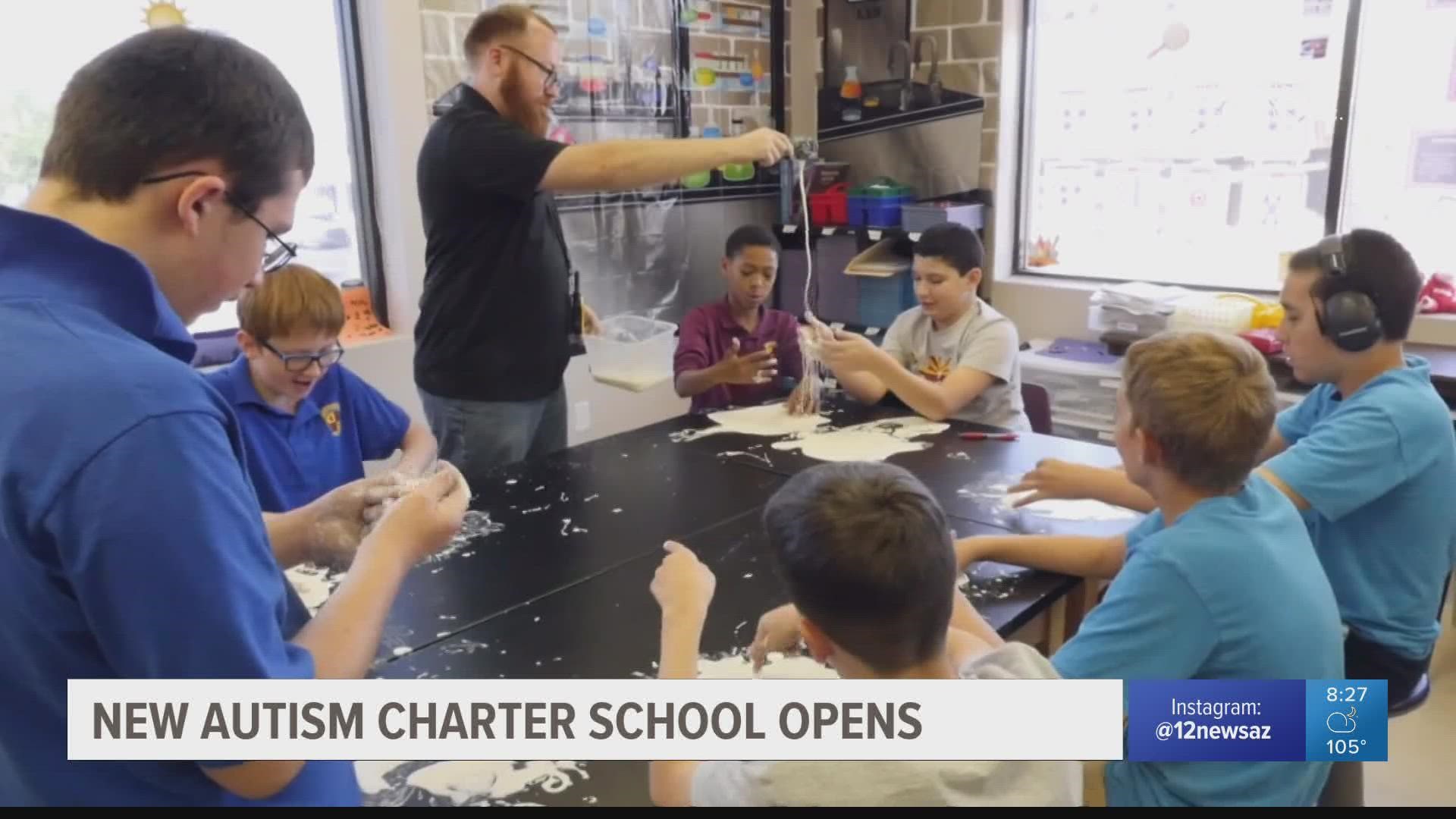 The Arizona Autism Charter School celebrated the grand opening of its Peoria campus Thursday. The school officially opens its doors on Aug. 1.