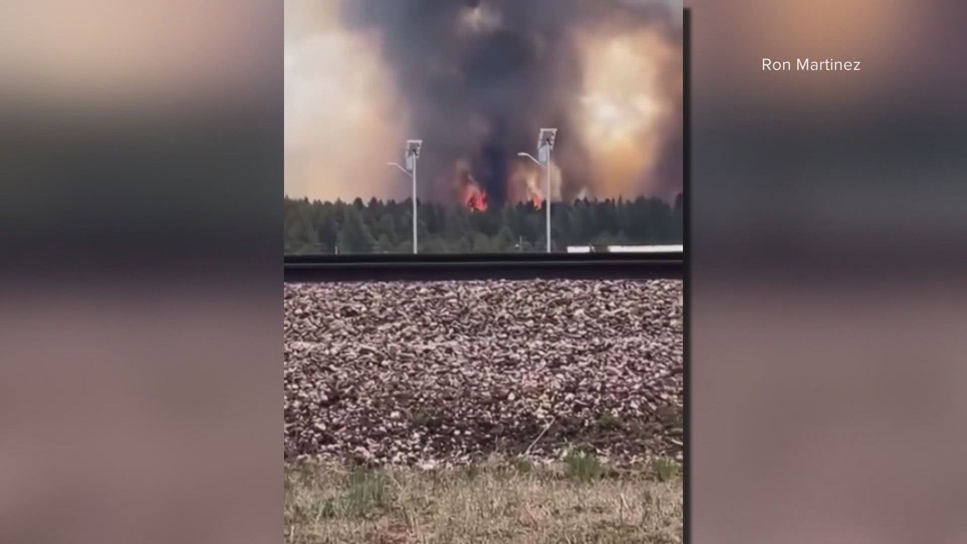 Fire crews continued the fight against the Bravo Fire at Camp Navajo, burning nine miles west of Flagstaff since 11 a.m. on Thursday.