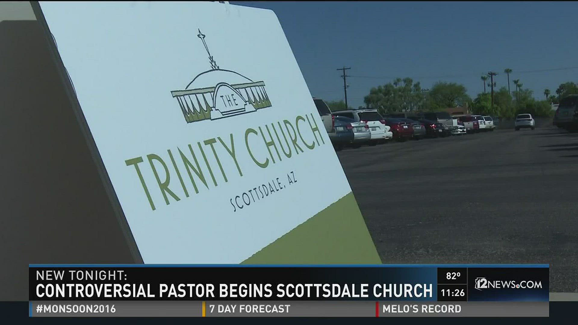 Controversial pastor begins Scottsdale church.