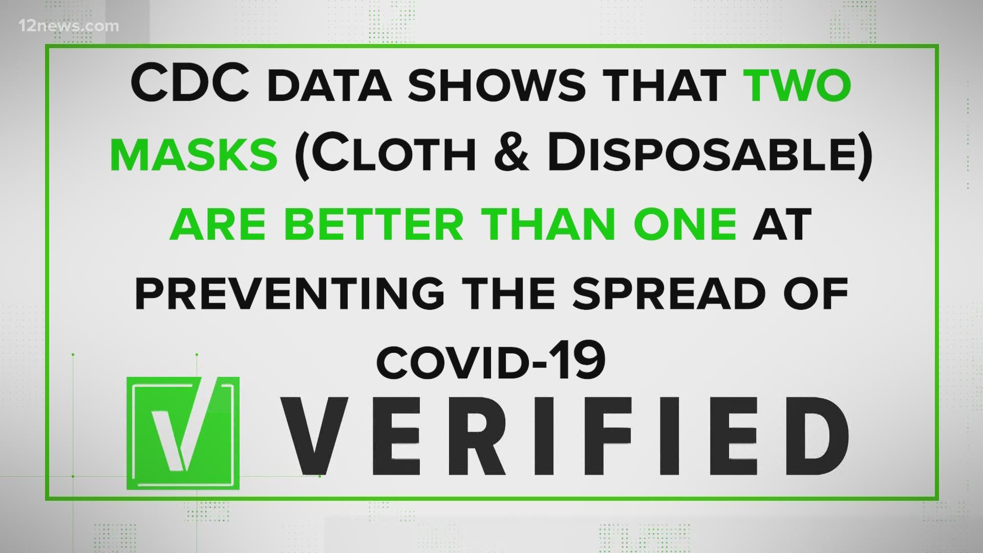 This week CDC guidelines changed to recommend that people wear two masks. The Verify Team looks into whether or not two masks are better than one.