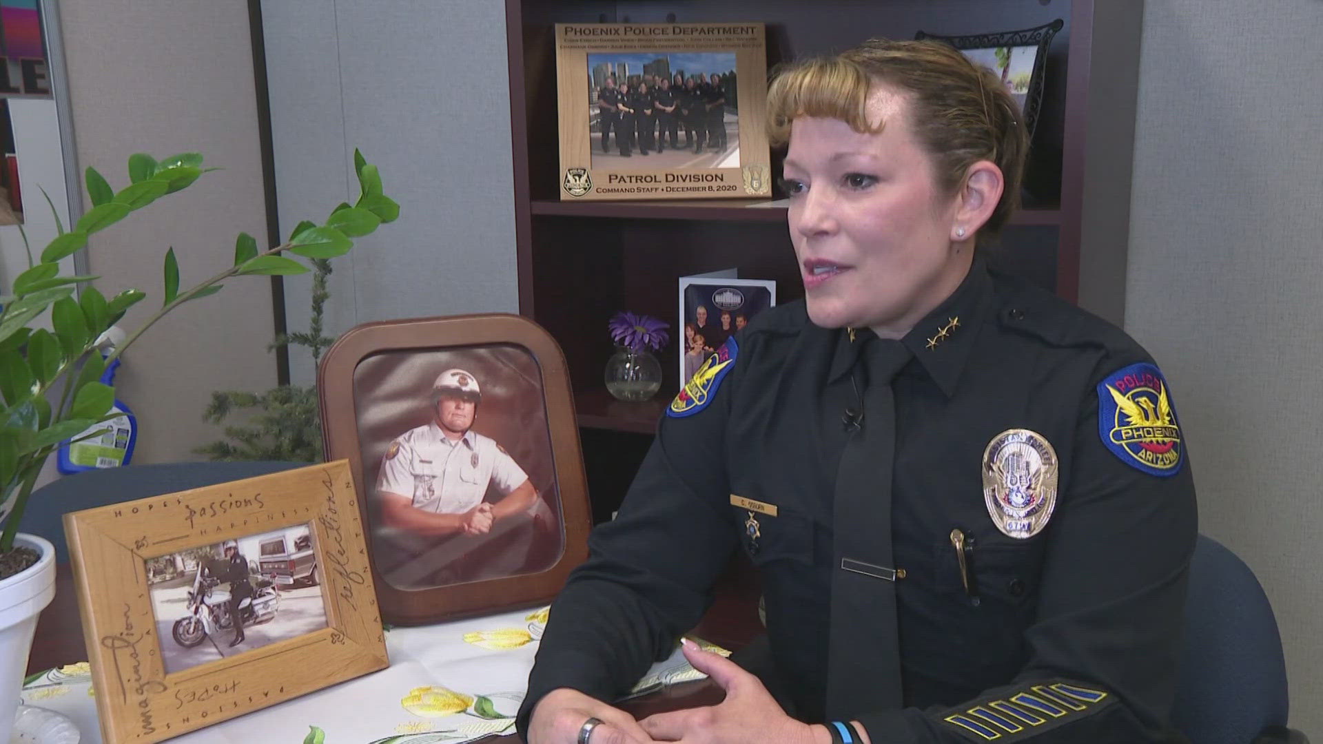 Assistant Chief Charmane Osborn is the highest ranking woman in the Phoenix Police Department and the reason she puts on the uniform is deeply personal.
