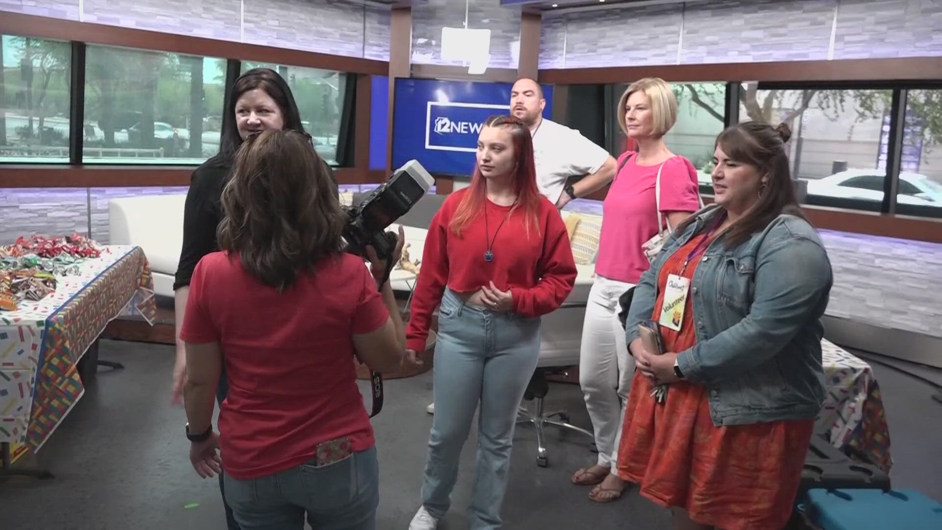 12News and Johnjay and Rich's #LoveUp Foundation came together to bring kids to our studios and help with a project aimed at getting the kids adopted.