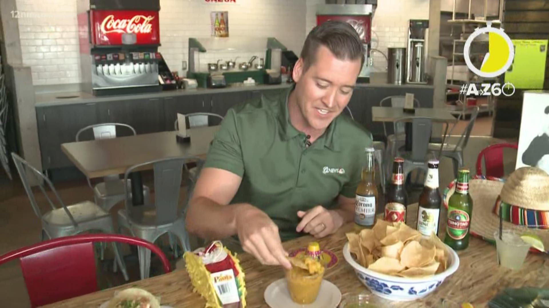 Mitch Carr is previewing the Rockin' Taco Street Festival in downtown Chandler on Sept. 13. See how he handles the tacos from one of the event vendors.