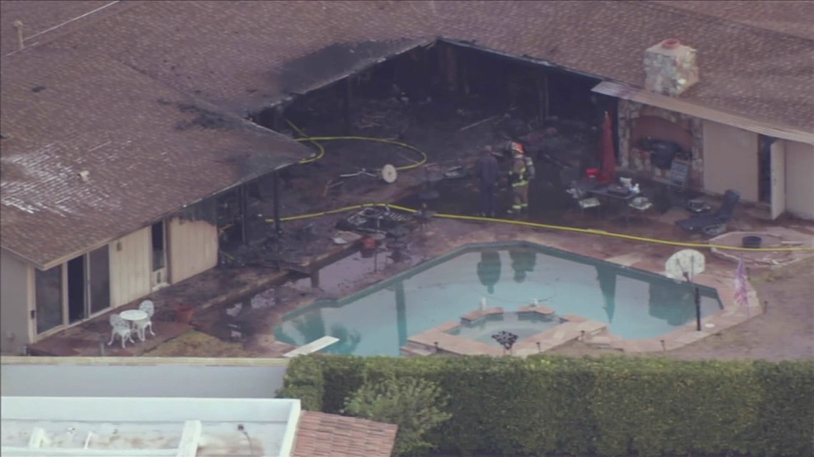 Phoenix man dies after being pulled from house fire | 12news.com
