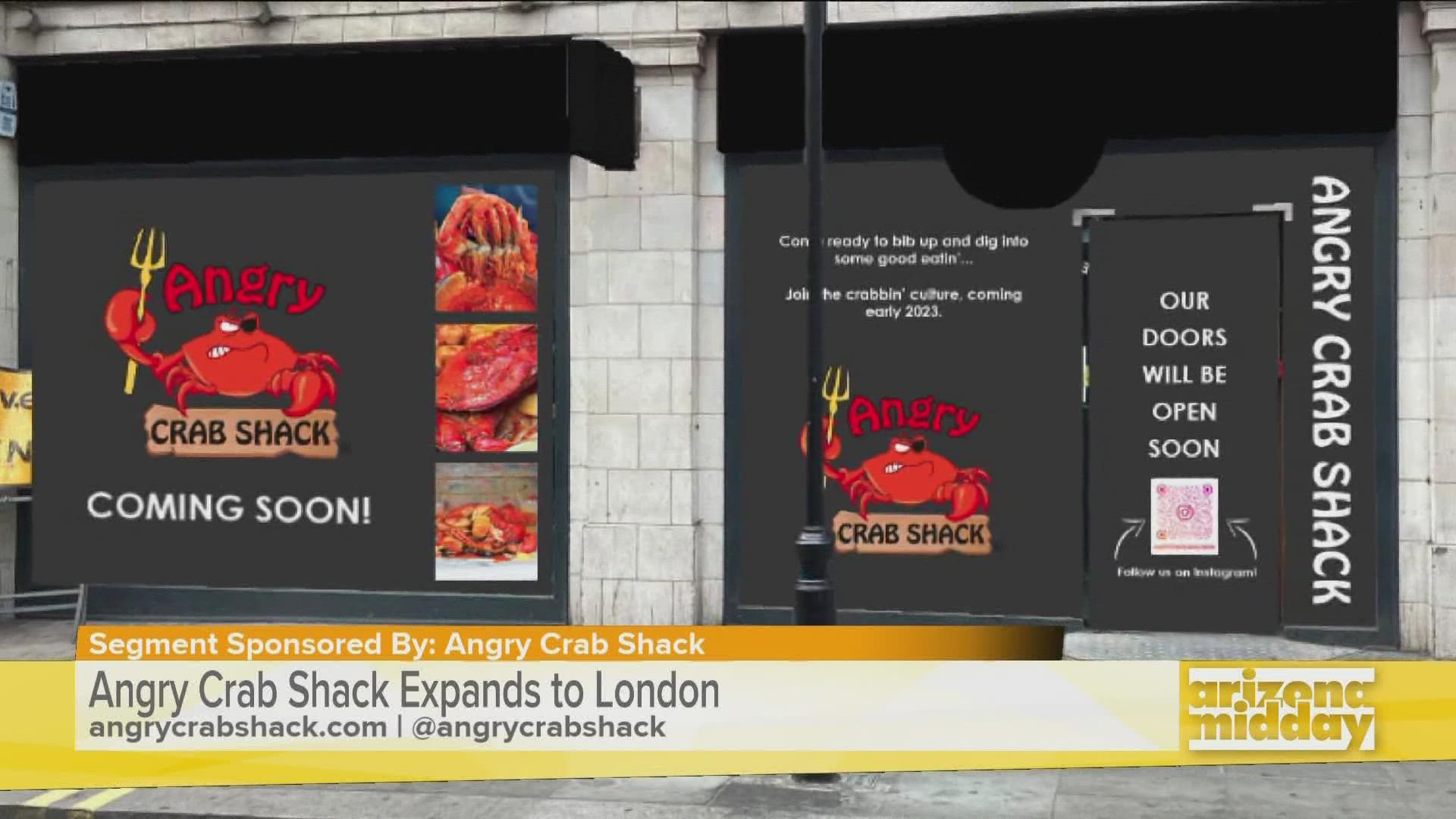 Since 2013 Angry Crab Shack has been serving  up food across the Valley. Now they are taking a leap across the pond to open a new restaurant in London.