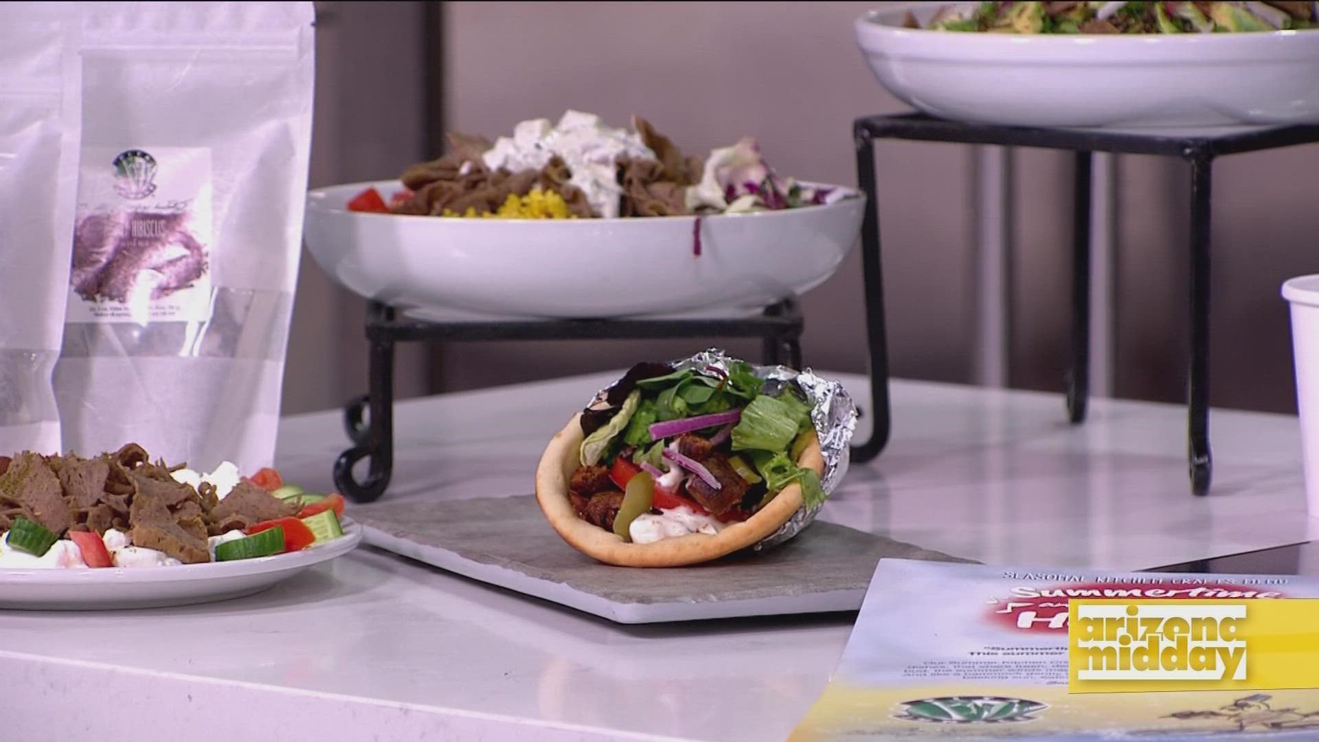 Bassel Osmani, co-founder of Pita Jungle shows us how to make a gyro and the correct pronunciation.