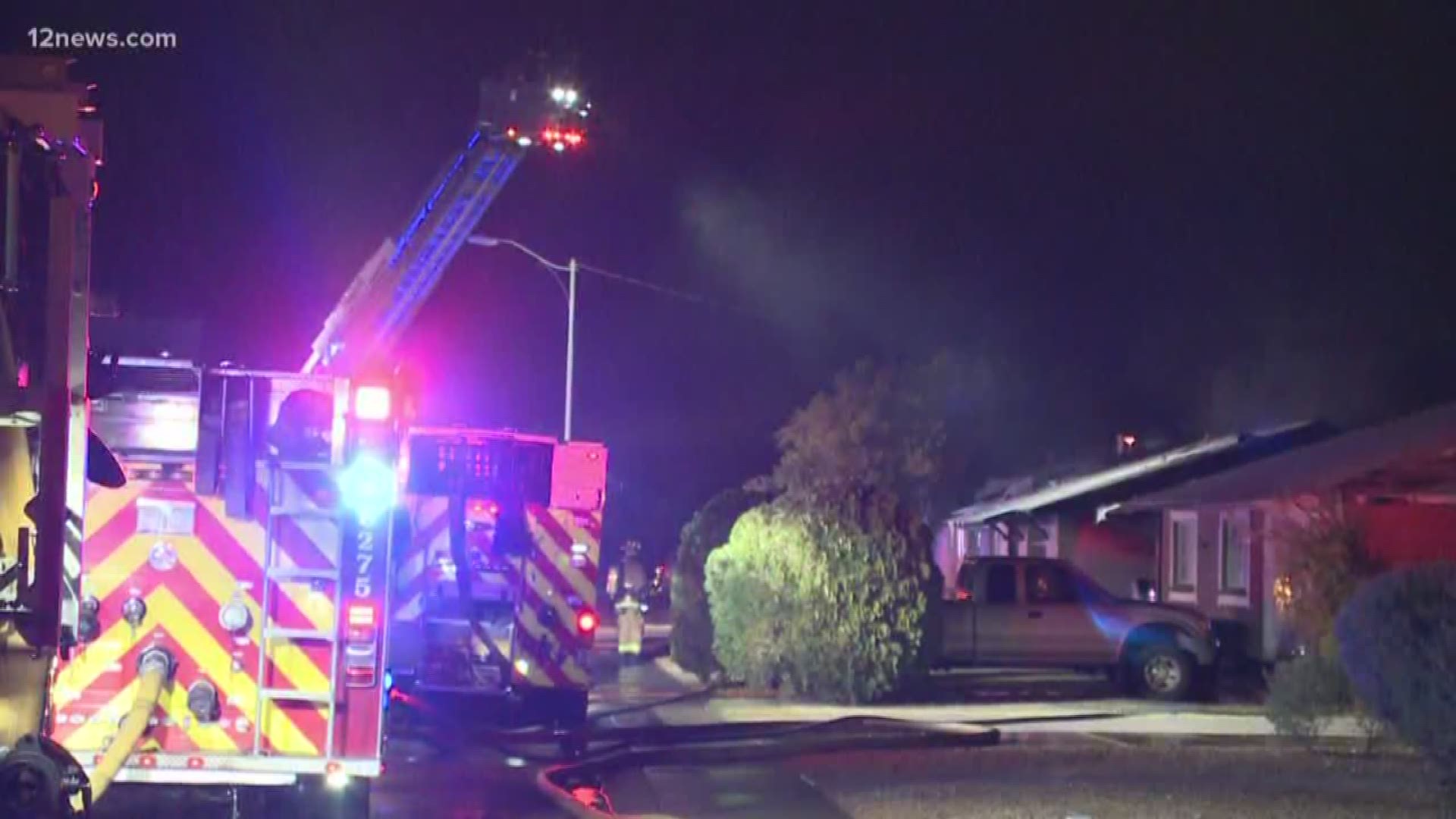 2 people hospitalized in Scottsdale house fire, 1 critical