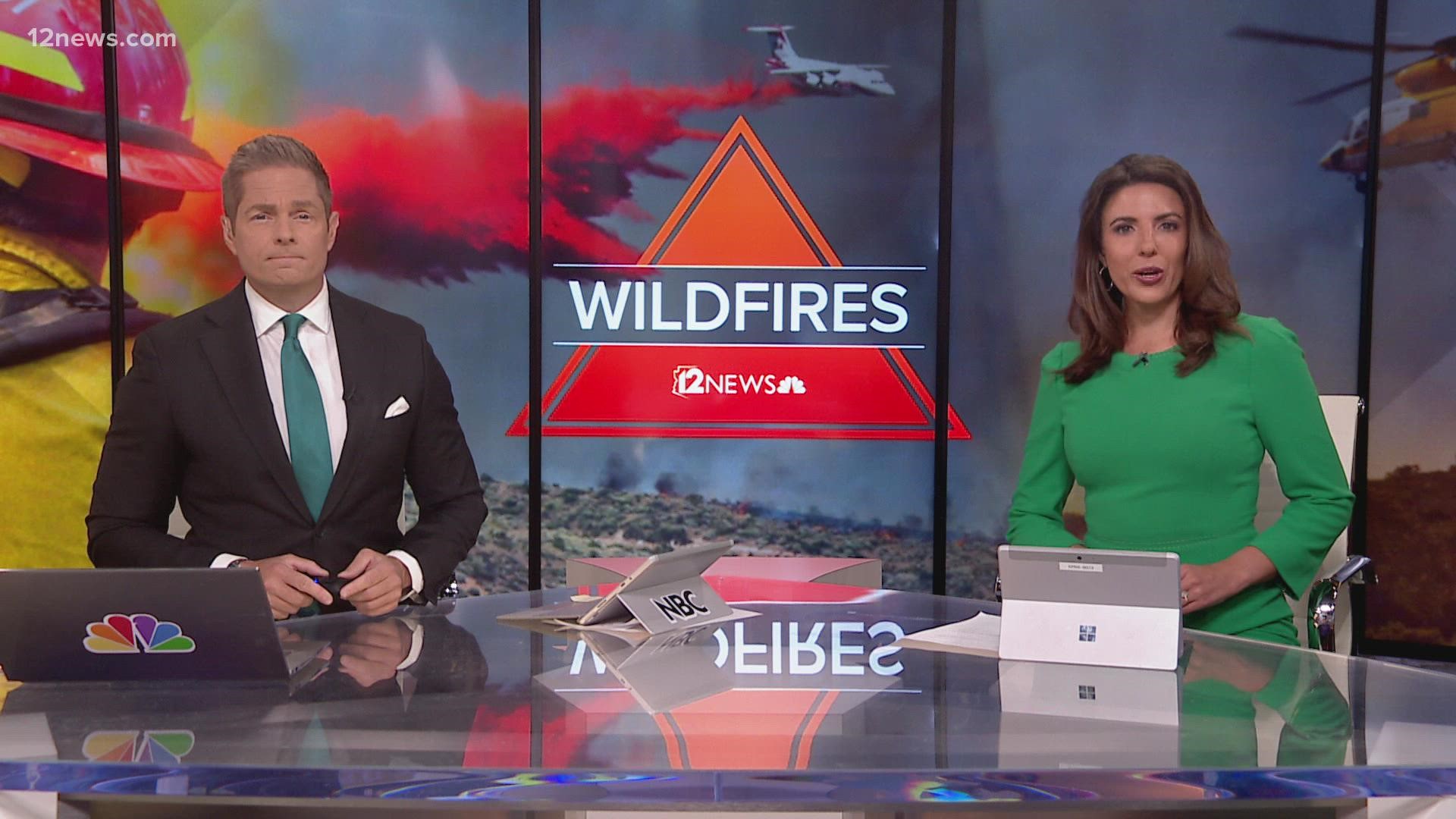 We have the latest updates on the Tunnel and Crooks fires burning in Arizona and other headlines for April 20, 2022.