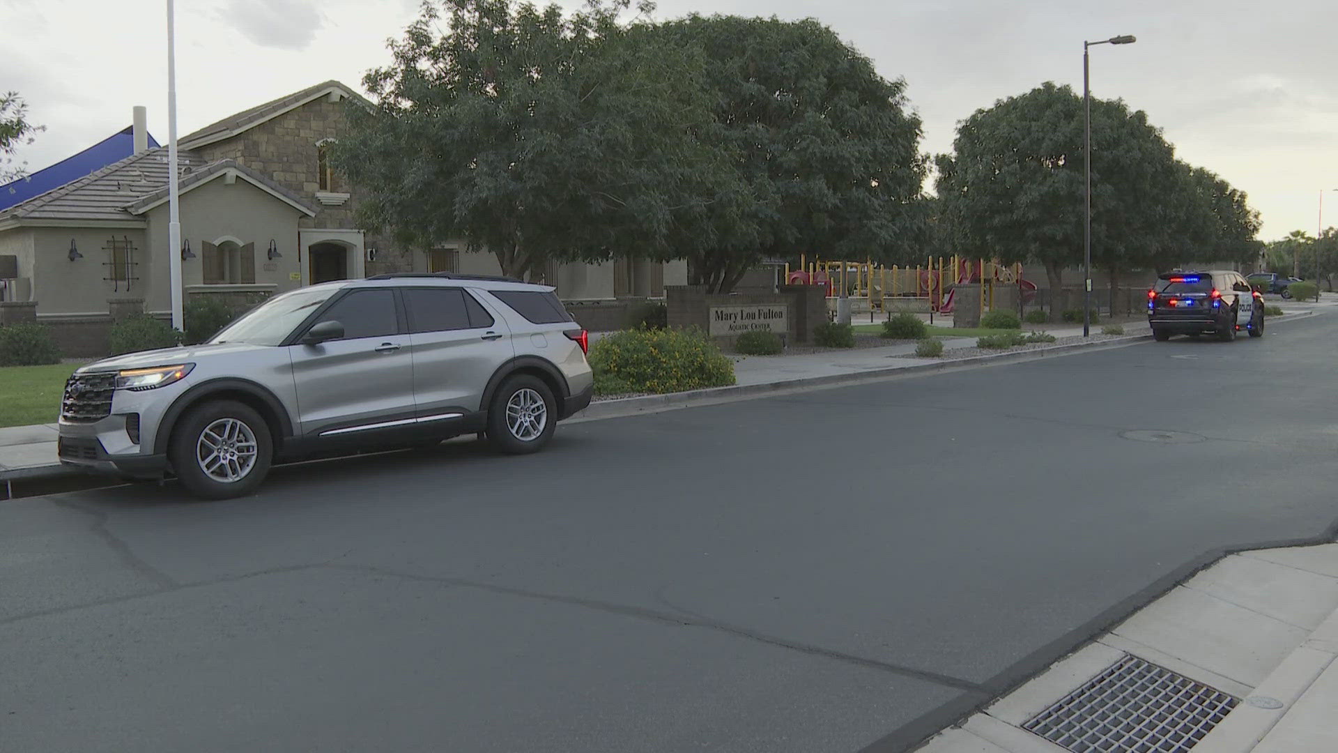 Authorities say a 7-year-old boy was taken to a local hospital from a community pool in Queen Creek.