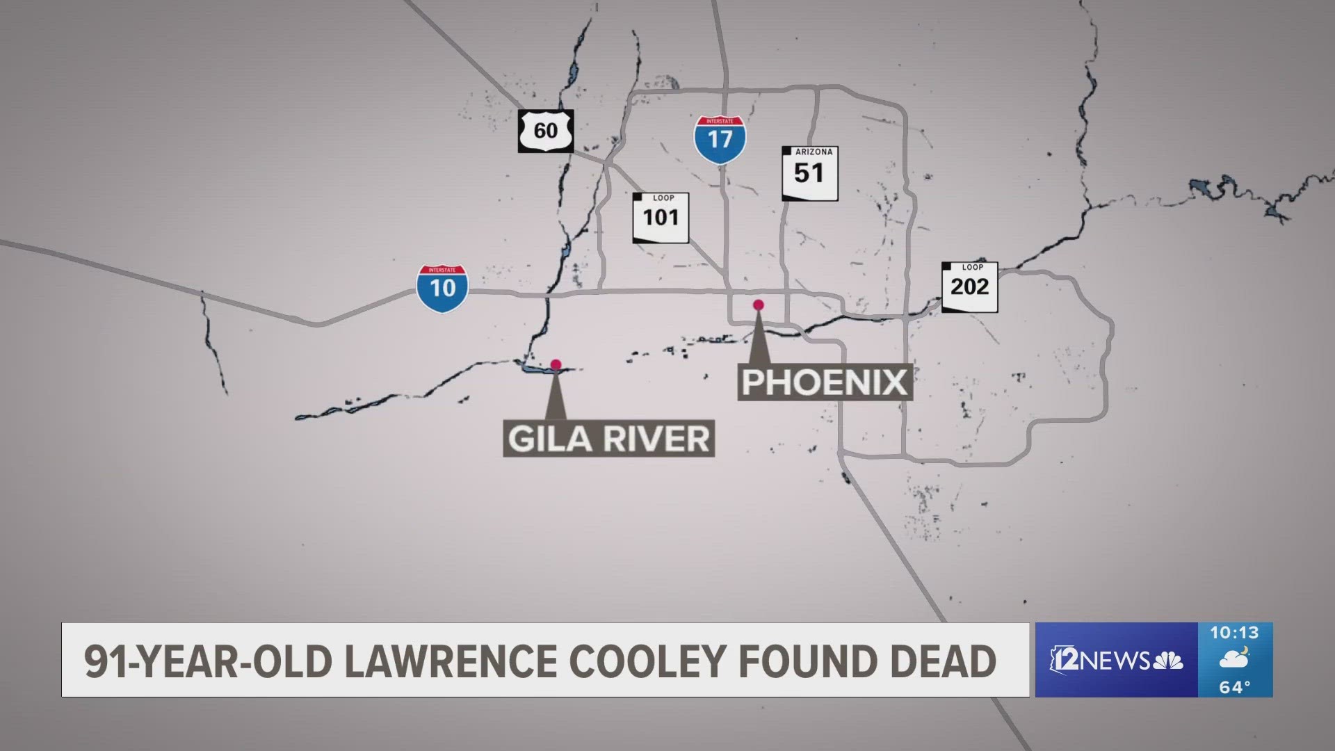 Lawrence Cooley, 91, was last seen on Nov. 21 in Sun City, officials said.