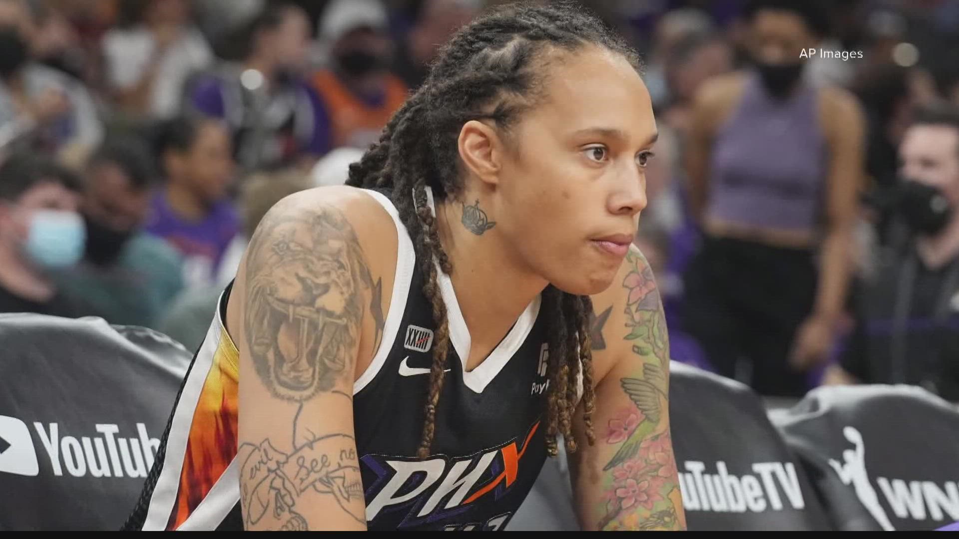 Brittney Griner's wife, Cherelle Griner, says a scheduled call between the couple didn't take place over the weekend. A staffing shortage is being blamed.
