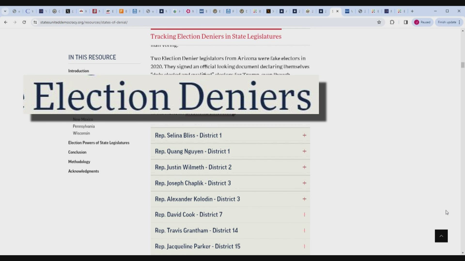 Watch Part 1: 'Election deniers' at Arizona Legislature
