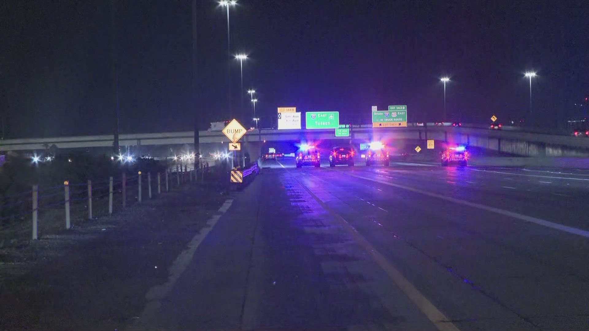 A pedestrian is dead after a crash overnight in Phoenix on Interstate 10, Arizona DPS said.