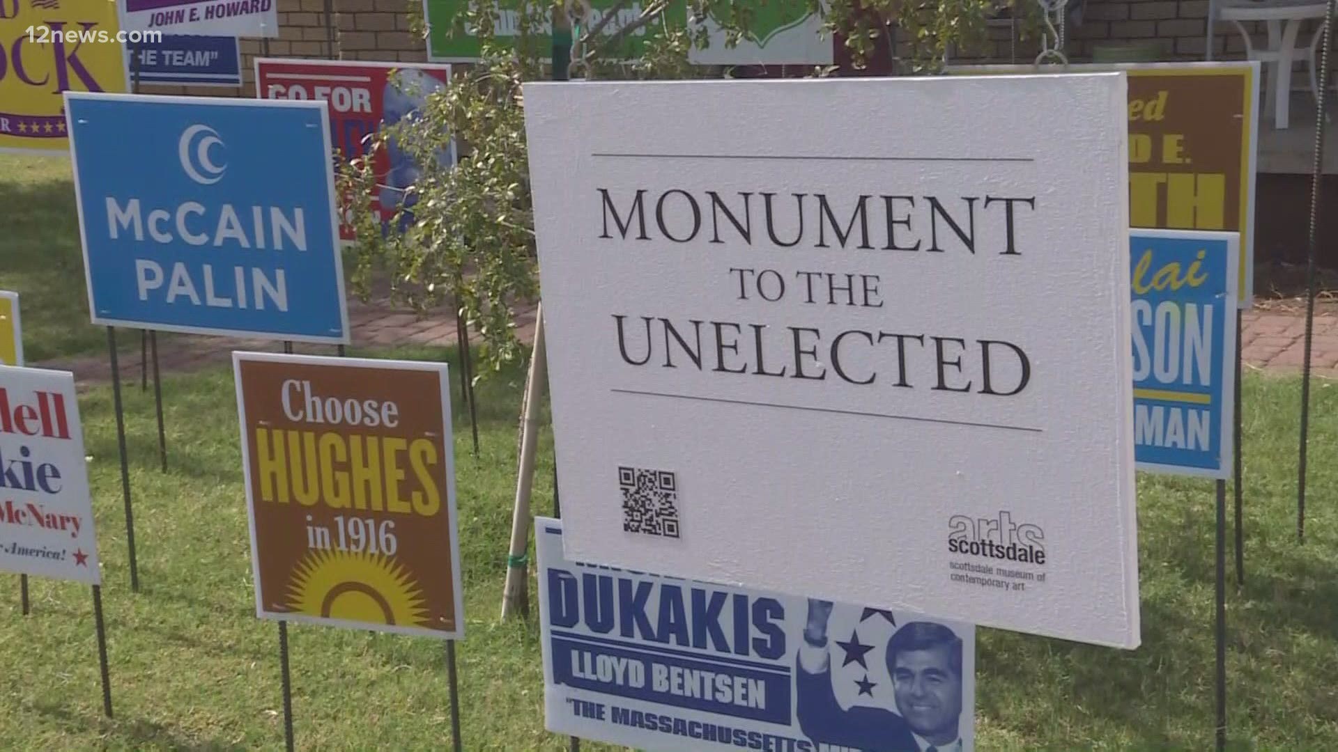 Every election year there is a winner and a loser. One Valley artist has a unique way to remember the candidates that history forgot.