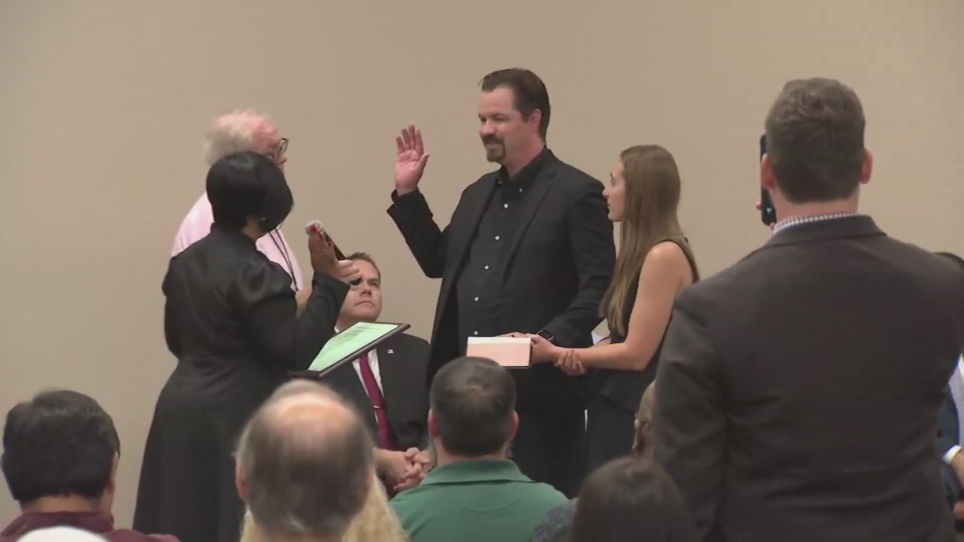 San Tan Valley is officially a town. The town council has been sworn in. 