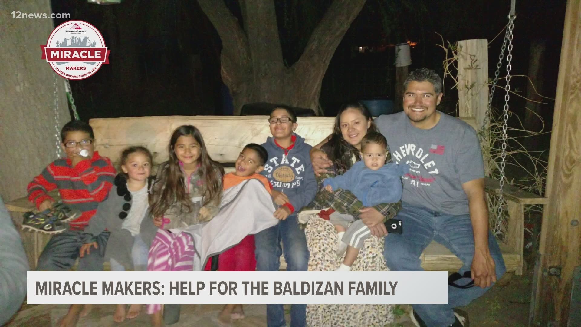 The Baldizan family needed help after their air conditioning unit broke down. Mitch Carr has this month's Miracle Makers.