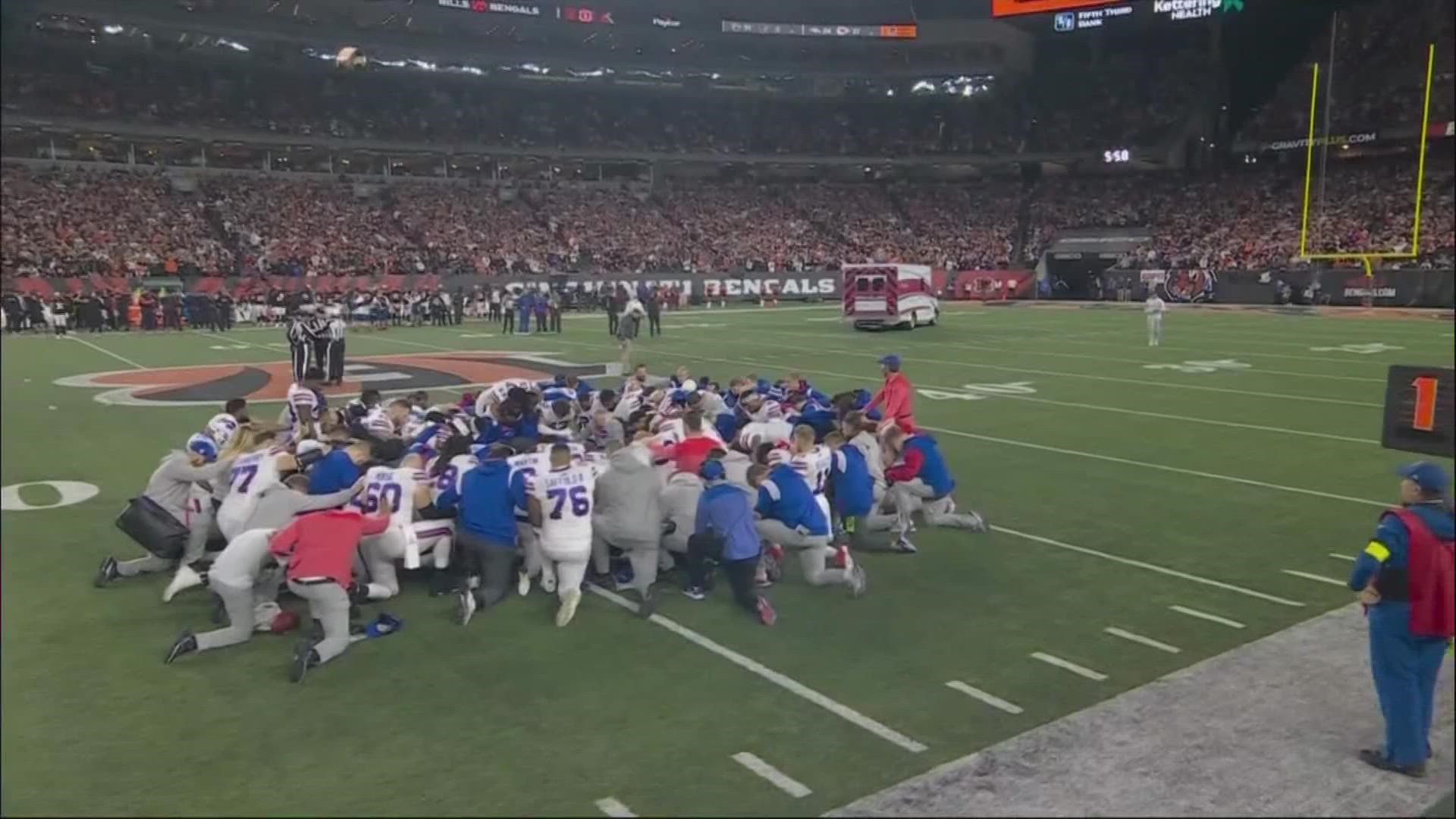 Bills player collapses during game