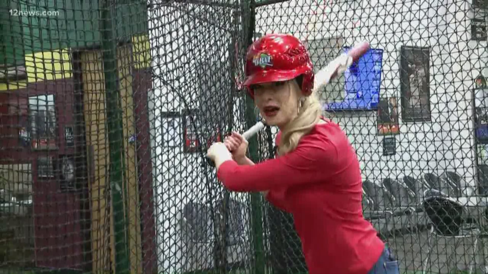 We are your Cactus League connection and we are giving you plenty of options to enjoy spring training. First up to bat is D-Bat Batting Cages in Peoria where we learn how to swing a bat like a pro.