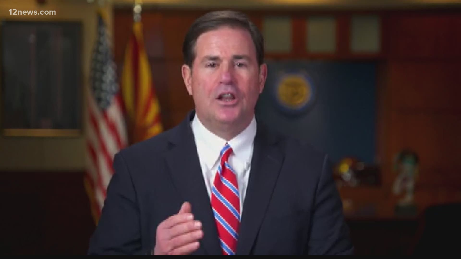 Gov. Ducey is issuing an ultimatum to state lawmakers: pass his huge tax cut or he'll keep vetoing their bills. Ducey vetoed almost two dozen bills on Friday.