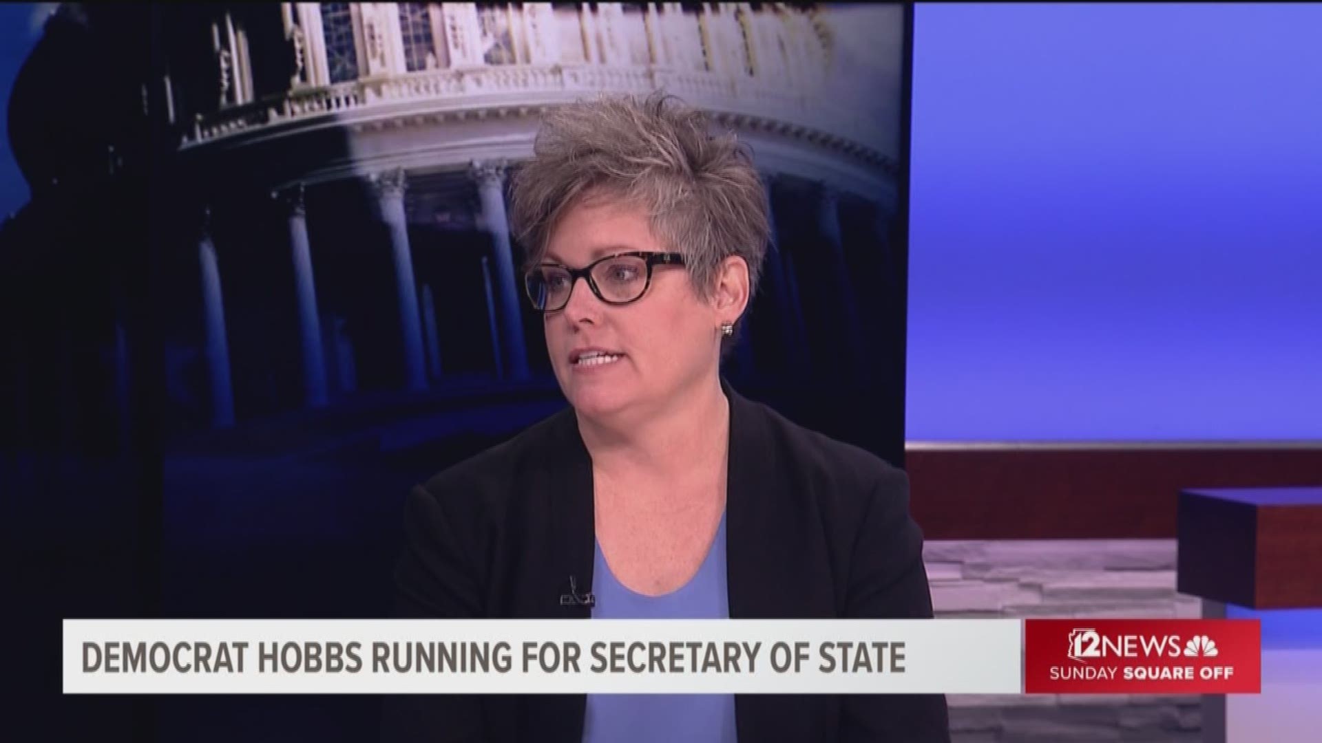 Democratic State Sen. Katie Hobbs talks about her run for secretary of state against Republican Steve Gaynor. The secretary of state is Arizona's top elections official and first in line to succeed the governor should that office become vacant.