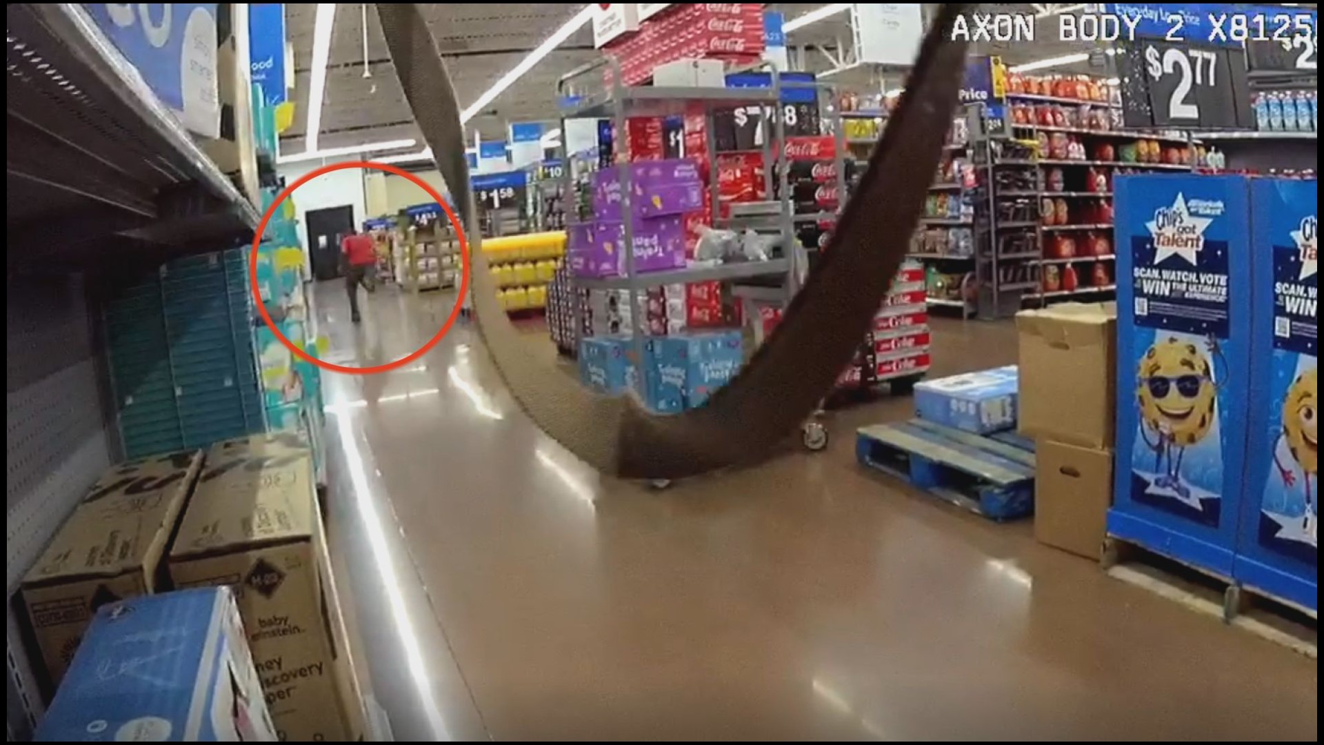 Body camera footage released Thursday by the Maricopa County Sheriff's Office shows a bomb-threat suspect being shot by deputies on May 13 after attempting to flee.