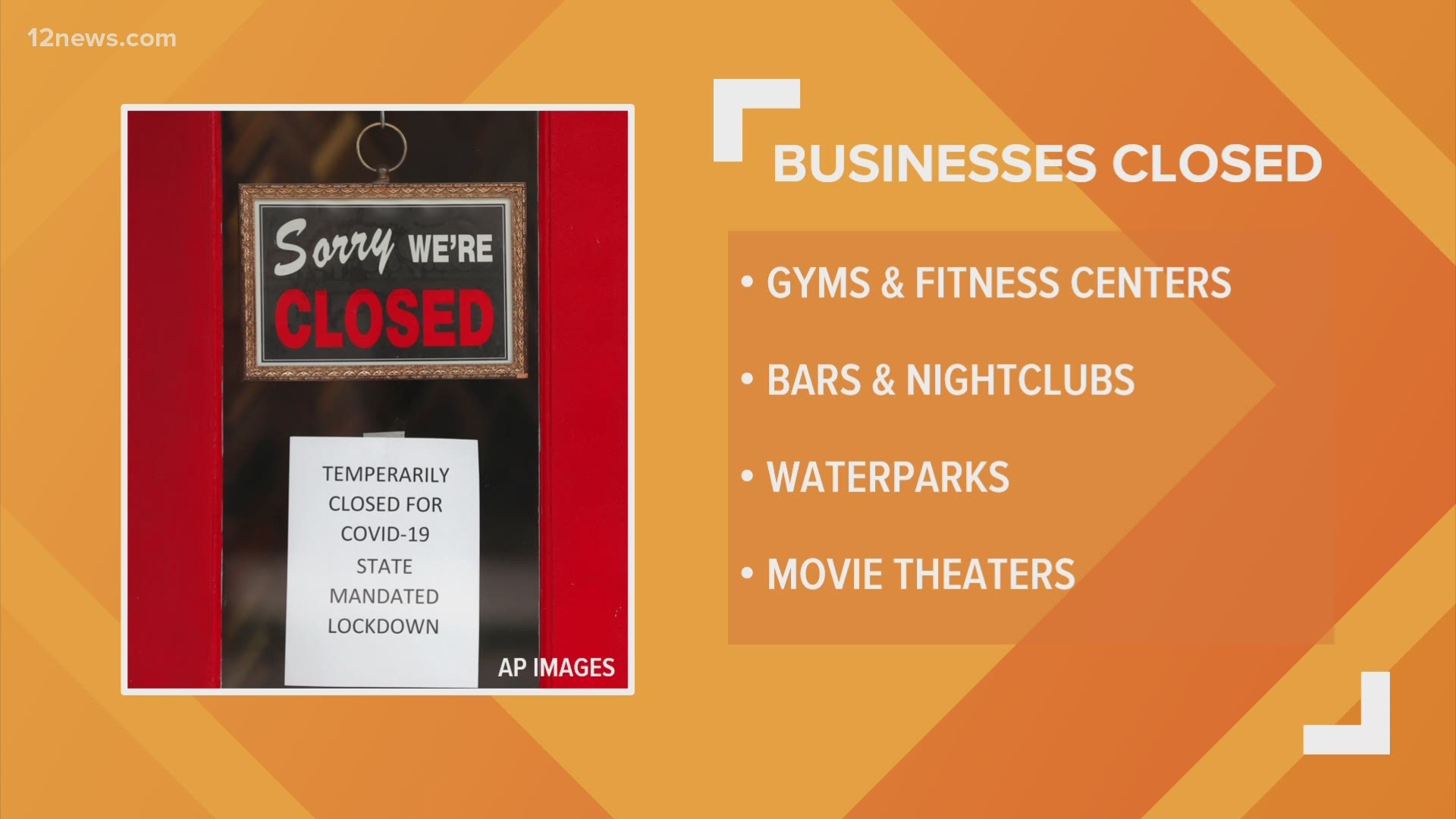 The Arizona Department of Health Services is reviewing applications for businesses trying to reopen. Team 12's Matt Yurus has the latest.