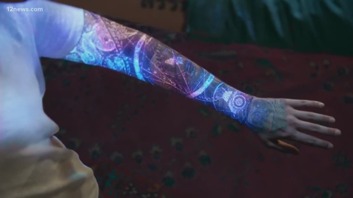 New bioluminescent  tattoos  Blindspot behind the scenes 