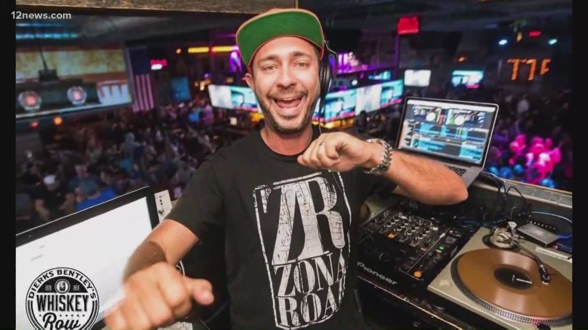 Kris Chupp, better known as DJ Steele, mixed music at Valley clubs like Salty Senorita and Whisky Row. He was the face behind the music, now he's the face of COVID.